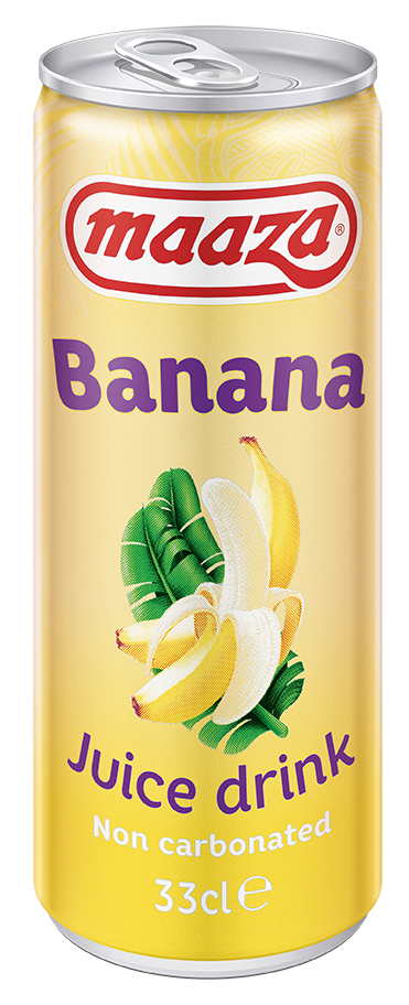 Banana 33cl sleek can